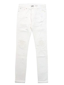 画像1: 【送料無料】mnml X162 STRETCH DENIM WHITE (1)