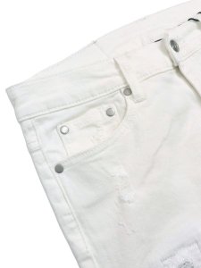 画像3: 【送料無料】mnml X165 PAISLEY STRETCH DENIM WHITE/BLACK (3)