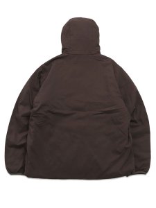 画像2: 【送料無料】SNOW PEAK FLEXIBLE INSULATED ZIP PARKA DARK BROWN (2)