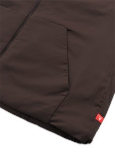 画像4: 【送料無料】SNOW PEAK FLEXIBLE INSULATED ZIP PARKA DARK BROWN (4)