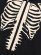 画像3: 【送料無料】VANSON BONE ZIP KNIT HOODIE BLACK/WHITE (3)