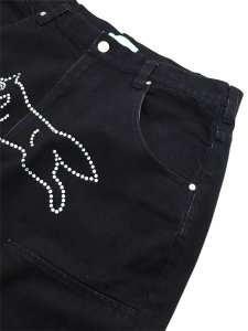 画像3: 【送料無料】ICECREAM RHINESTONE BUGGY DENIM BLACK (3)