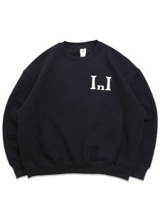 画像1: 【送料無料】EXPANSION INI CREW NECK SWEATSHIRTS BLACK (1)