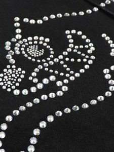 画像6: 【送料無料】ICECREAM RHINESTONE BUGGY DENIM BLACK (6)