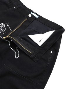 画像4: 【送料無料】ICECREAM RHINESTONE BUGGY DENIM BLACK (4)