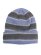 画像2: KANGOL FUZZY STRIPE BEANIE GROUNDING GREY (2)