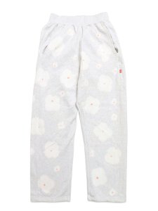 画像1: 【送料無料】WHIMSY SOCKS STITCHED SWEAT PANT FLOWERS (1)