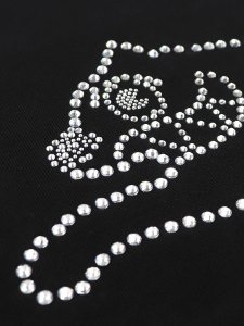 画像3: 【送料無料】ICECREAM RHINESTONE COTTON SWEATSHIRT (3)