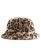 画像3: 【送料無料】KANGOL FAUX FUR BUCKET WARM TAUPE LEOPARD (3)