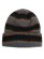 画像2: KANGOL FUZZY STRIPE BEANIE CHARCOAL (2)