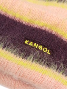 画像3: KANGOL FUZZY STRIPE BEANIE BLACKBERRY (3)