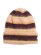 画像1: KANGOL FUZZY STRIPE BEANIE BLACKBERRY (1)