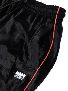 画像3: 【送料無料】PRO CLUB VELOUR TRACK PANT BLACK/RED (3)