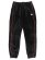 画像1: 【送料無料】PRO CLUB VELOUR TRACK PANT BLACK/RED (1)