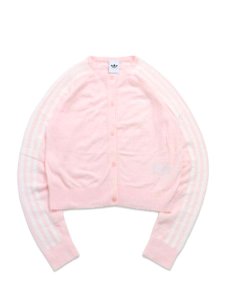 画像1: 【送料無料】ADIDAS WMNS FLUFFY CARDIGAN-DISTILLED PINK (1)