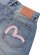 画像5: 【送料無料】EVISU HT,5 POCKET PINK SEAGULL JEANS LIGHT TONE INDIGO (5)