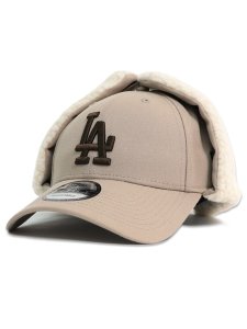 画像1: NEW ERA 9FORTY DOG EAR DODGERS ASH BROWN/WALNUT (1)