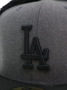 画像6: NEW ERA 59FIFTY DOG EAR DODGERS HEATHER GRAPHITE/BLACK (6)