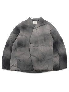 画像1: 【送料無料】SNOW PEAK SHIBORI DYEING DOWN JACKET CHARCOAL (1)