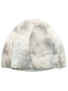 画像1: 【送料無料】SNOW PEAK SHIBORI DYEING DOWN JACKET IVORY (1)
