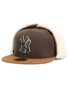 画像1: NEW ERA 59FIFTY DOG EAR YANKEES WALNUT/TOASTED PEANUTS (1)