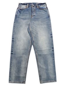 画像2: 【送料無料】EVISU HT,5 POCKET PINK SEAGULL JEANS LIGHT TONE INDIGO (2)