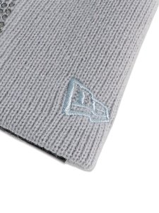 画像4: NEW ERA BASIC BEANIE BIG RHINESTONE YANKEES SNOW GREY (4)