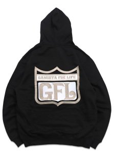 画像2: 【送料無料】WEST WEAR WGFL EMBROIDERY LOGO HOODIE BLACK (2)