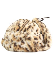 画像2: 【送料無料】KANGOL LEOPARD TRAPPER-SNOW LEOPARD (2)