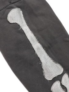 画像7: 【送料無料】VANSON ZIP HOODIE BLACK/WHITE BONE (7)