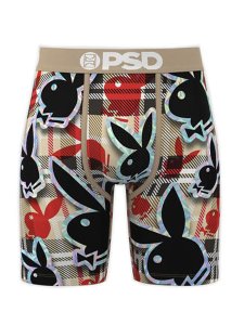 画像1: PSD PLAYBOY CHECKMATE TRUNKS (1)