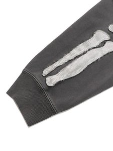 画像8: 【送料無料】VANSON ZIP HOODIE BLACK/WHITE BONE (8)