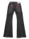画像1: 【送料無料】TRUE RELIGION WMNS JOEY MID RISE BIG T FLAP FLARE WASH BLACK (1)
