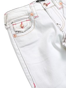 画像3: 【送料無料】TRUE RELIGION WMNS BECCA MR BOOTCUT FLAP BRILLIANT WHITE (3)