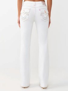 画像7: 【送料無料】TRUE RELIGION WMNS BECCA MR BOOTCUT FLAP BRILLIANT WHITE (7)