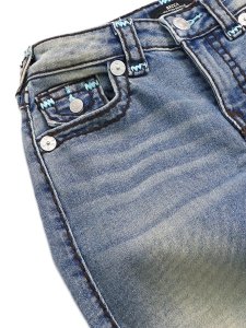 画像3: 【送料無料】TRUE RELIGION WMNS BECCA MID RISE SUPER T FLAP BOOTCUT SUNSET FADE (3)