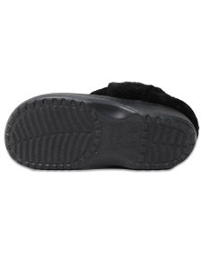 画像2: crocs CLASSIC UNFURGETTABLE FAUX SUEDE CLOG BLACK (2)