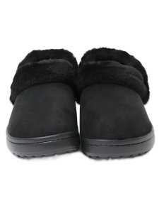 画像5: crocs CLASSIC UNFURGETTABLE FAUX SUEDE CLOG BLACK (5)