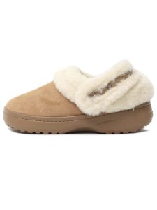 画像1: crocs CLASSIC UNFURGETTABLE FAUX SUEDE CLOG SEPIA (1)