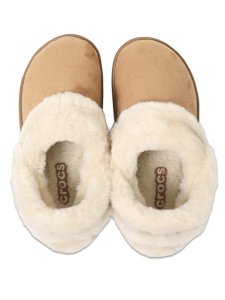 画像4: 【KIDS】crocs KIDS CLASSIC UNFURGETTABLE FAUX SUEDE CLOG SEPIA (4)