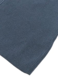 画像4: 【送料無料】C.P.COMPANY WAFFLE KN COTTON ZIP LENS CARDIGAN ORION BLUE (4)