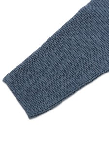 画像7: 【送料無料】C.P.COMPANY WAFFLE KN COTTON ZIP LENS CARDIGAN ORION BLUE (7)