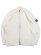 画像1: 【送料無料】C.P.COMPANY LAMBSWOOL GRS ZIPPED LENS CARDIGAN GAUZE WHITE (1)