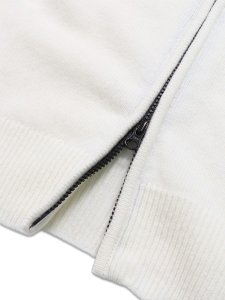 画像5: 【送料無料】C.P.COMPANY LAMBSWOOL GRS ZIPPED LENS CARDIGAN GAUZE WHITE (5)