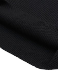 画像5: 【送料無料】C.P.COMPANY FULL RIB COTTON CREWNECK LENS SWEATER BLACK (5)