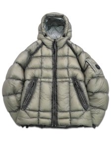 画像1: 【送料無料】C.P.COMPANY D.D. SHELL HOODED DOWN JACKET FLINT GREY (1)