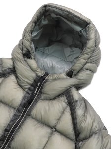 画像3: 【送料無料】C.P.COMPANY D.D. SHELL HOODED DOWN JACKET FLINT GREY (3)