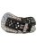 画像1: 【送料無料】B.B.SIMON LAVASAN BLACK AB LEATHER BELT (1)