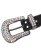画像2: 【送料無料】B.B.SIMON LAVASAN BLACK AB LEATHER BELT (2)