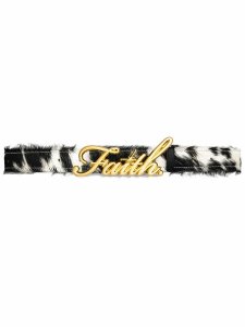 画像1: 【送料無料】FAITH BY LUIS GENUINE COWHIDE FUR GOLD FAITH BELT GOLD/COWHIDE (1)